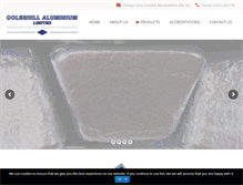 Tablet Screenshot of coleshill-aluminium.com